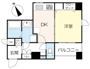 アヴィニティー銀座東 間取り図