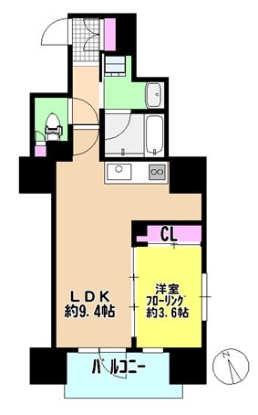フェローネ入谷 間取り図