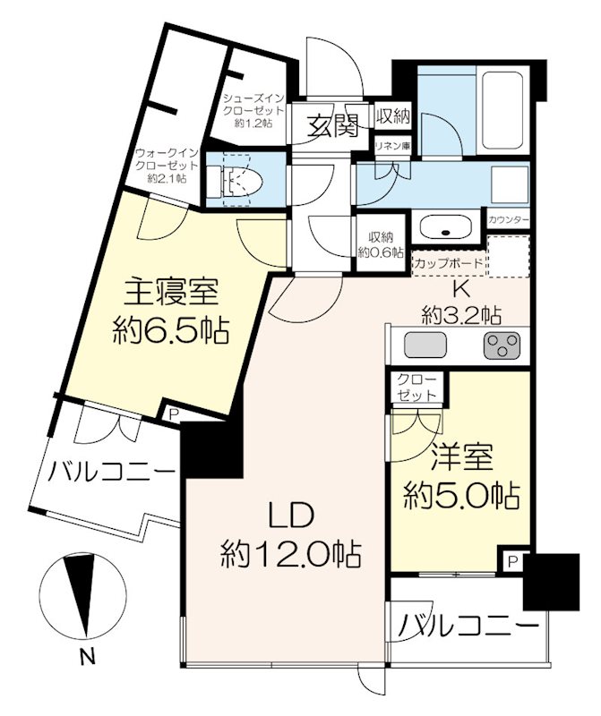 GLOBAL　FRONT　TOWER 間取り図