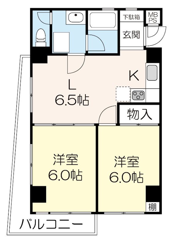 タカミ千葉ビル 間取り図
