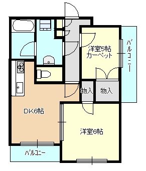シティライブ東大泉 間取り図