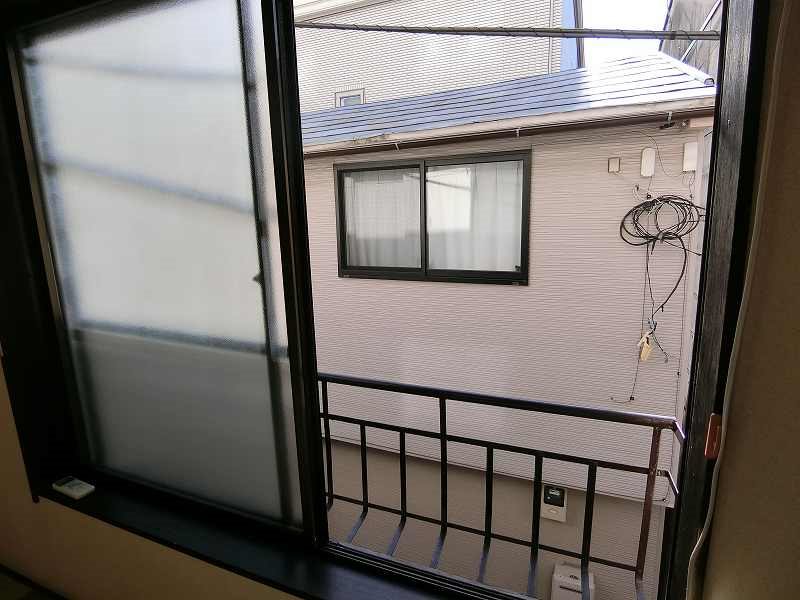 石戸荘 ベランダ