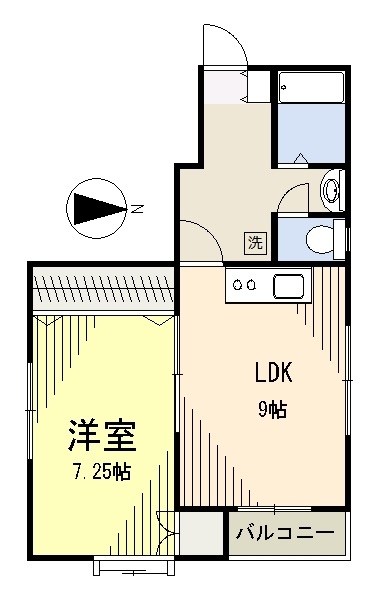 ドエルさつき 間取り図