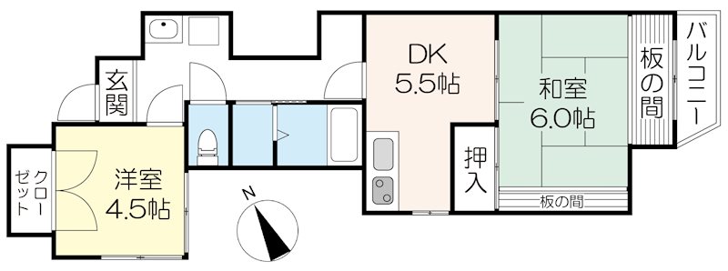 サンスプレンダー上野 間取り図