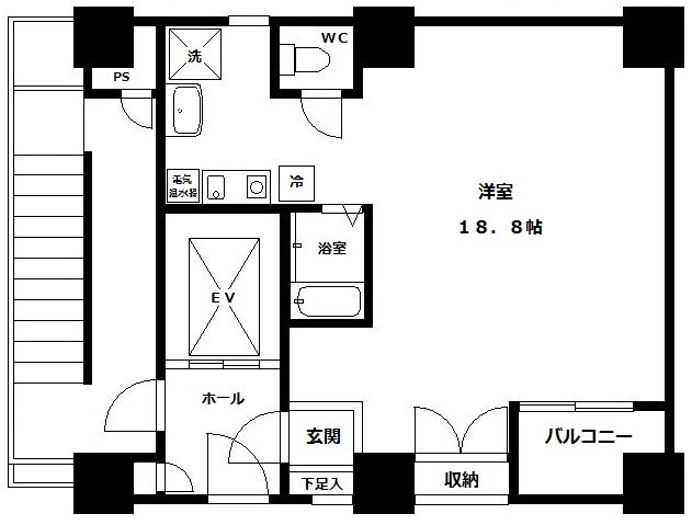秋山ビル 間取り図
