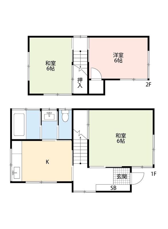 高柳戸建 間取り図