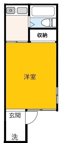 フラット若林   間取り図