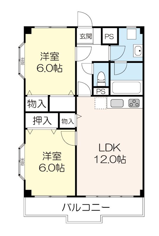 ラフィーヌ・ファインビュー  間取り図