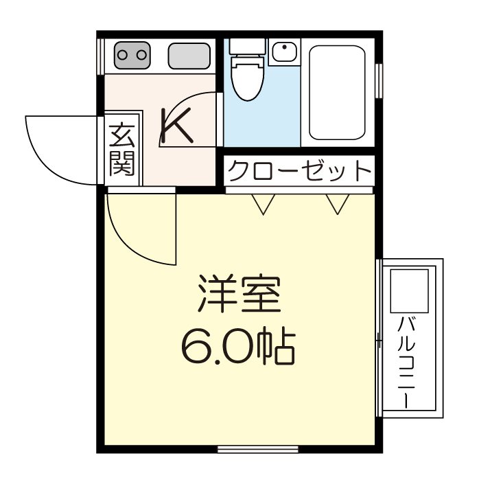 フラット高円寺南１  間取り図