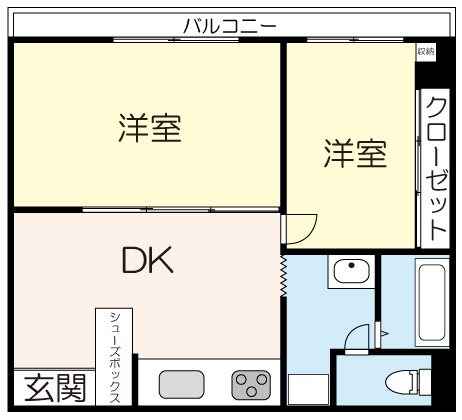 ラ・プリエ 間取り図