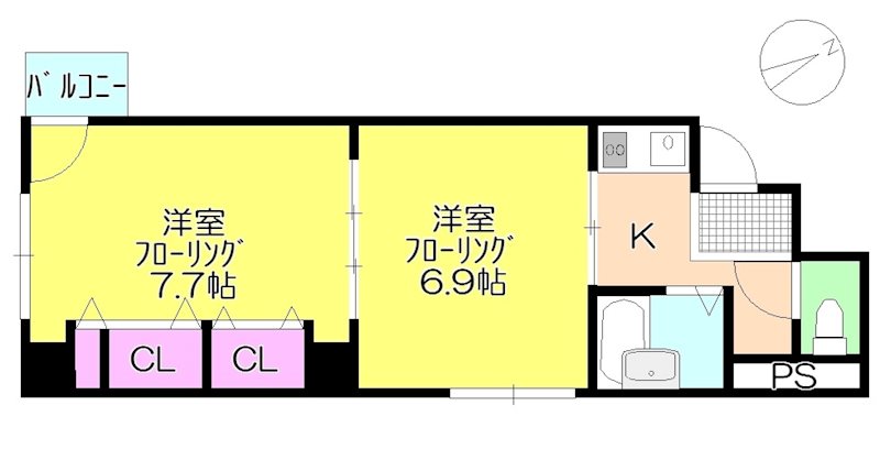 テラ21ビル  間取り図