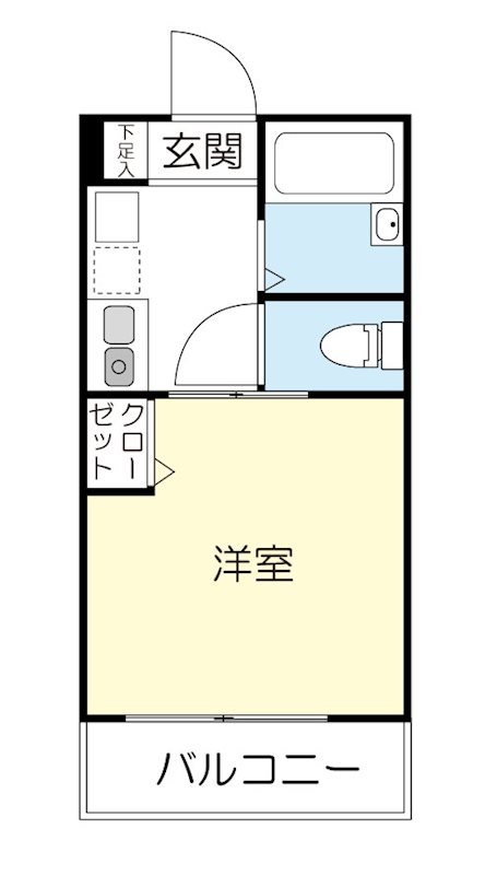 アイコート新高円寺  間取り図