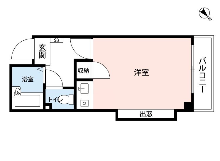 クラージュ 間取り図