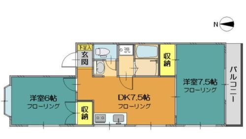 サンライズ泉 間取り図