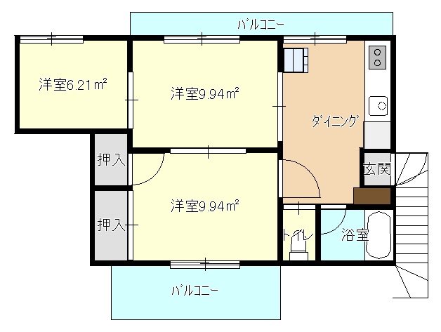 大塚ビル  間取り図