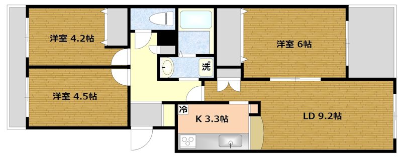 ソフィア豊玉 間取り図