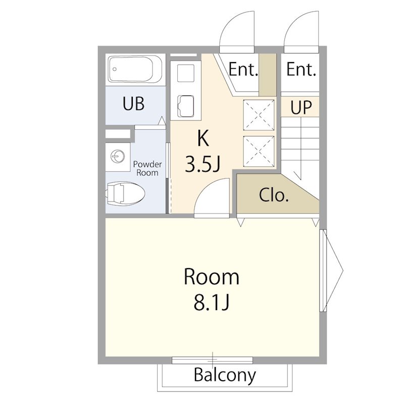 レーガベーネ松戸 間取り図