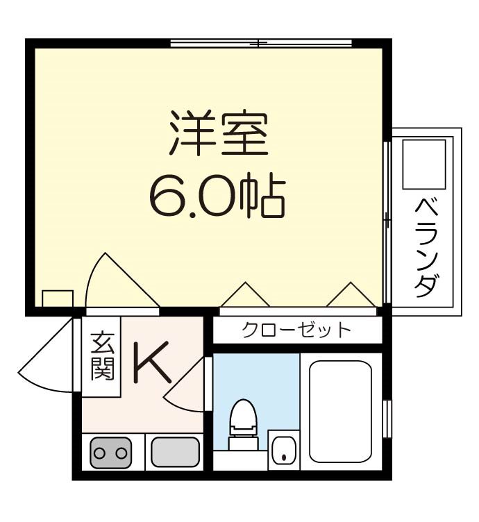 フラット高円寺南１  間取り図