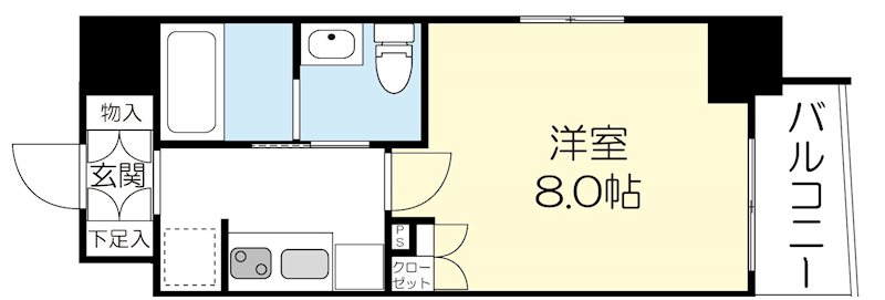 Legabene八丁堀 間取り図