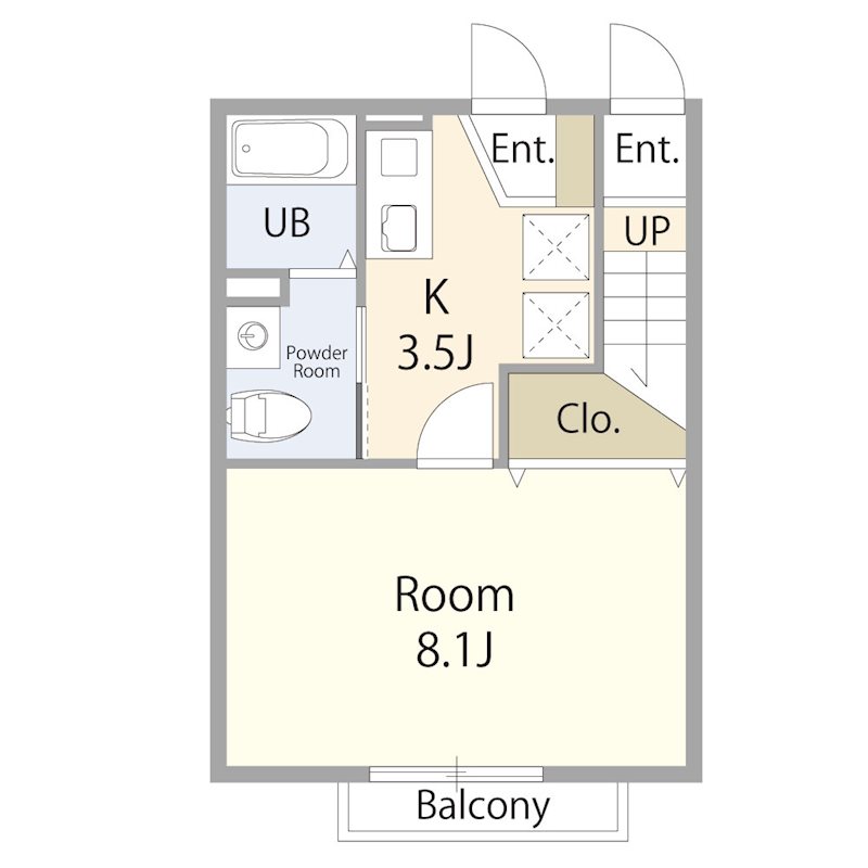 レーガベーネ松戸 間取り図
