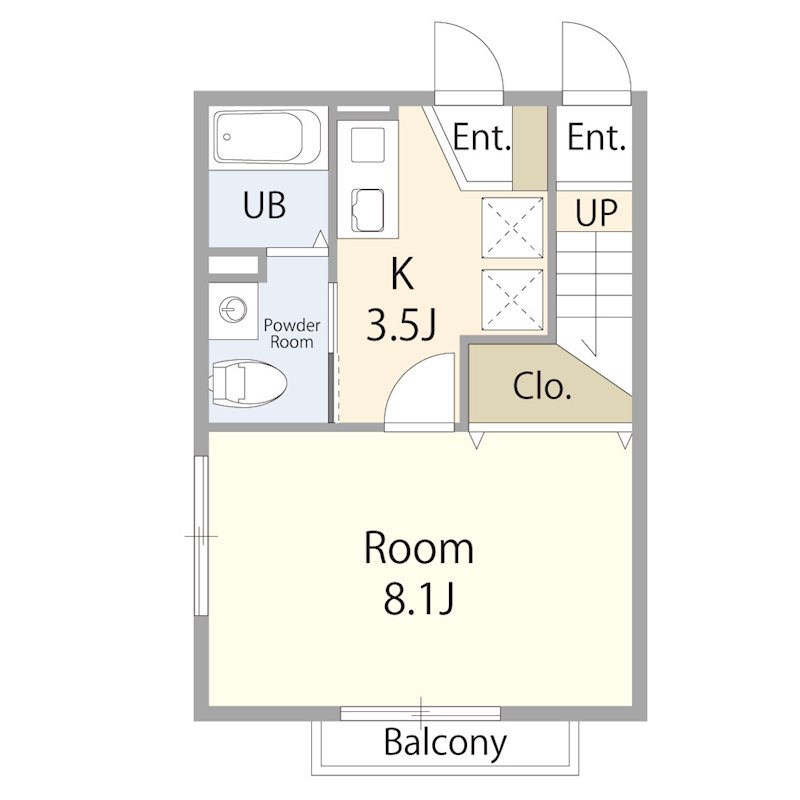 レーガベーネ松戸 間取り図