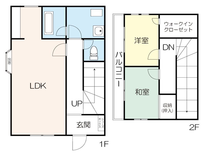 ジュネス 間取り図