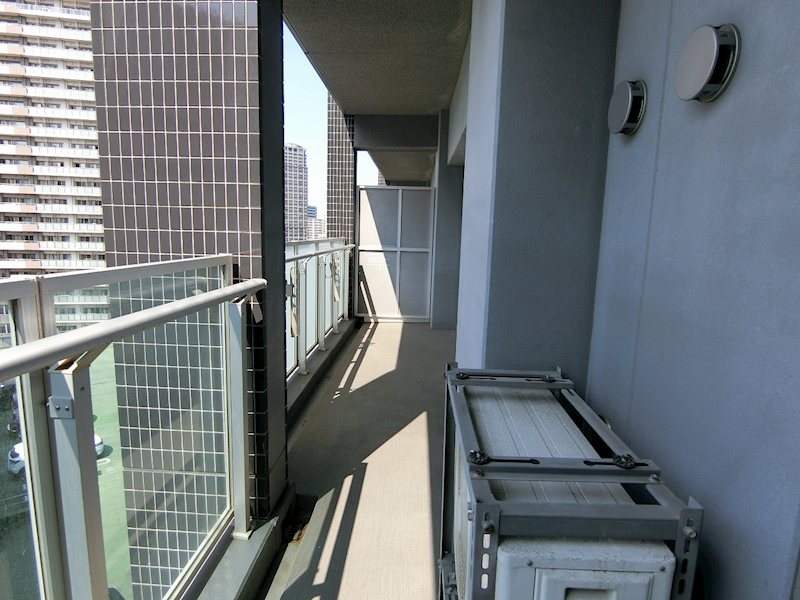 ビーコンタワーレジデンス ベランダ