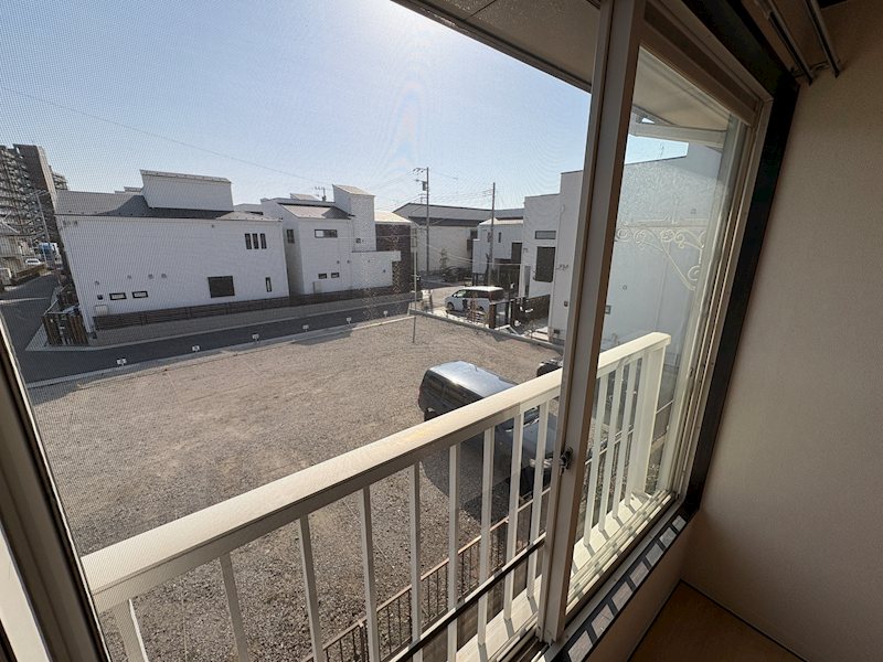 ウハラハイツB ベランダ