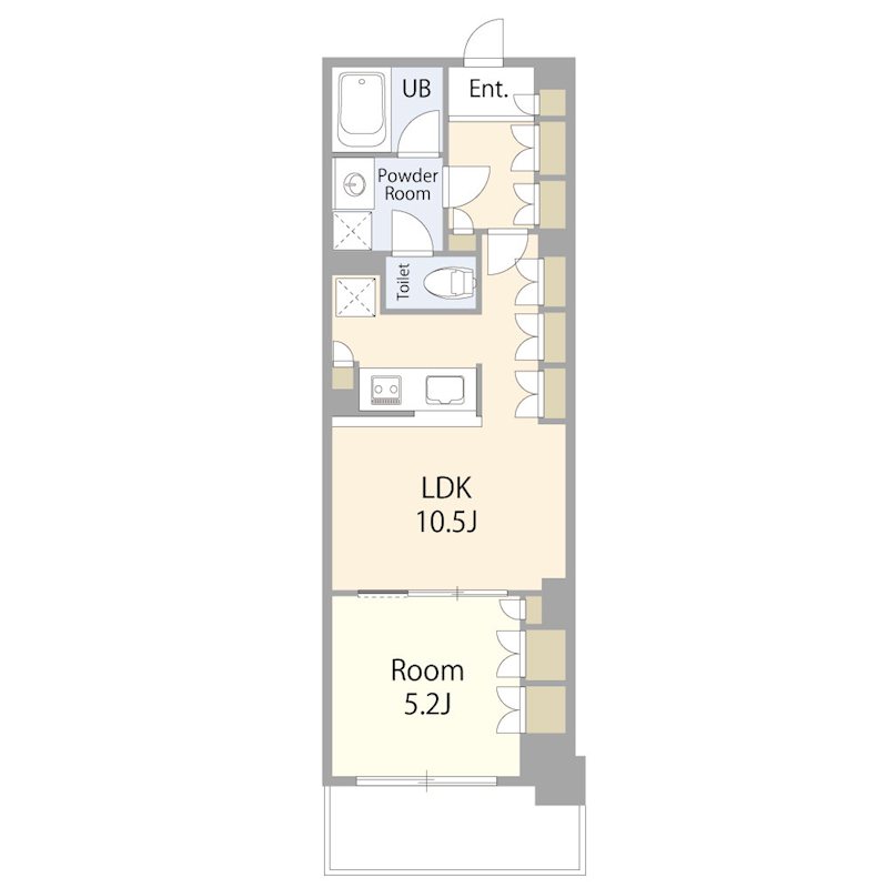 グローリオ新中野ブランデコ 間取り図