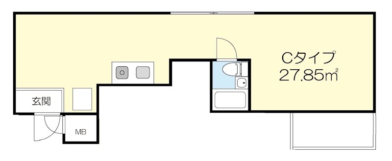 いなほハイツ 間取り図