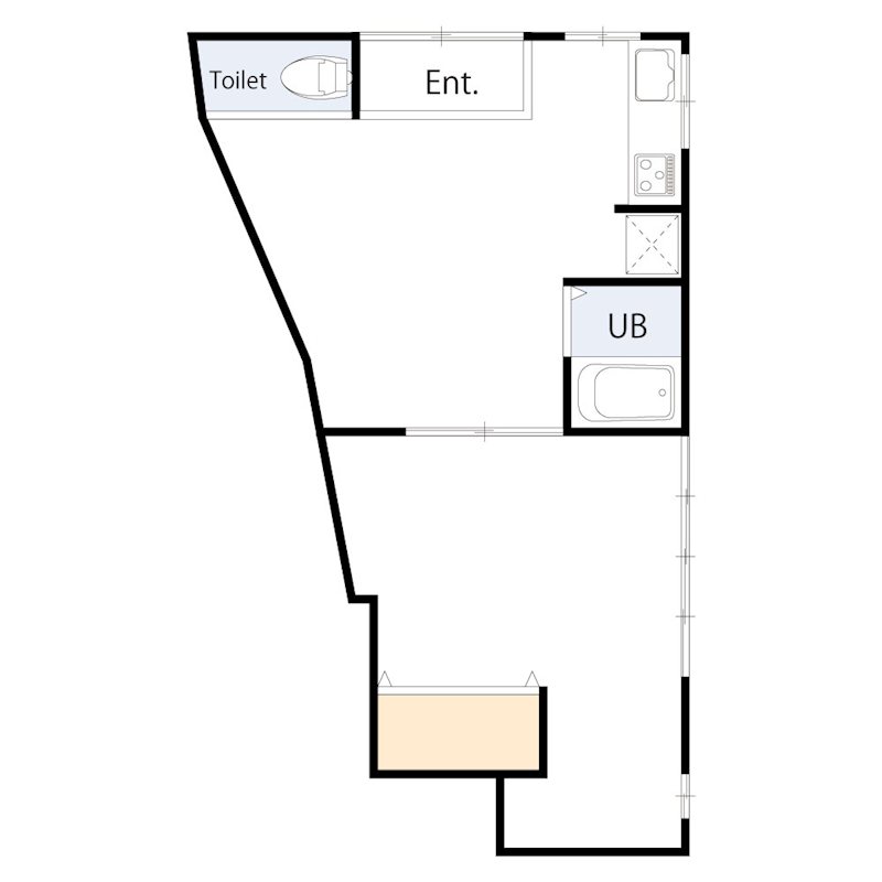 マヒナ北千住 間取り図