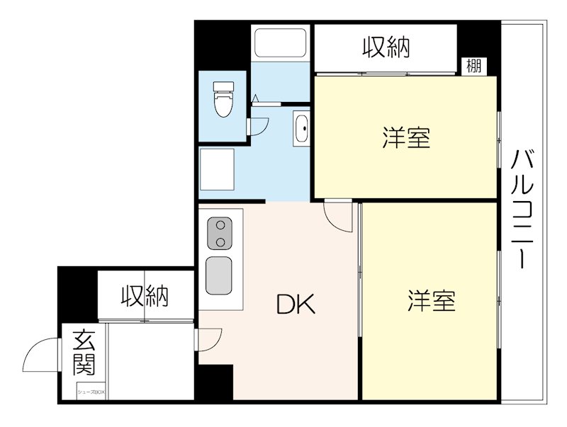 ラ・プリエ 間取り図