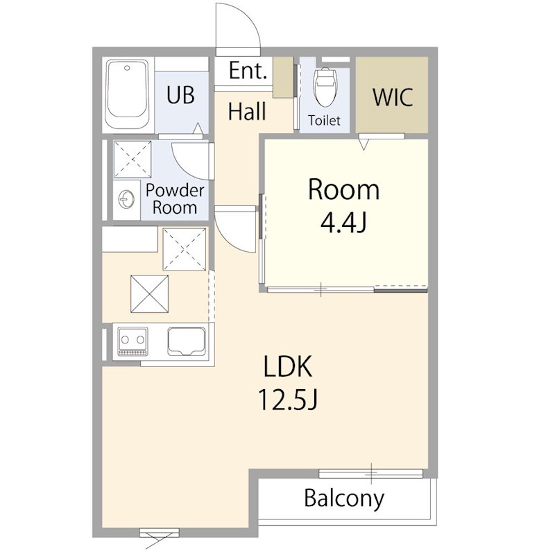 ルピナスⅡ 間取り図