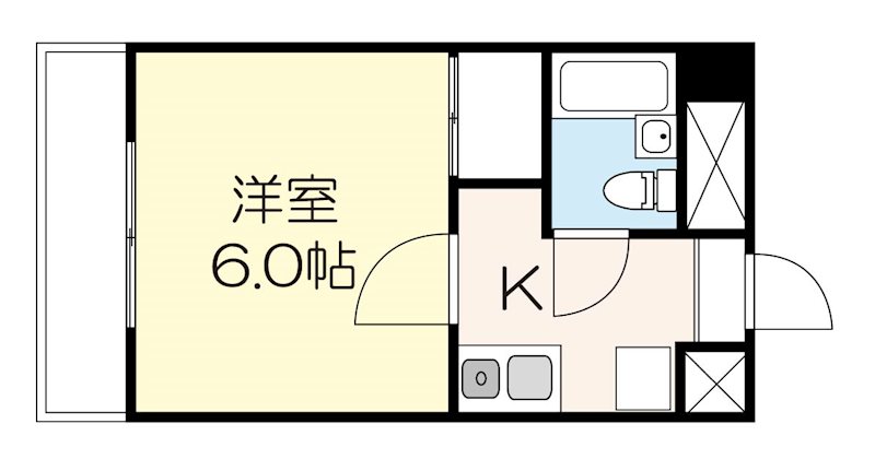 ユーゴーハイツ 間取り図