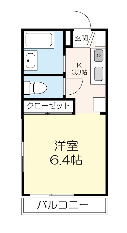 クレイン薬円台 間取り図
