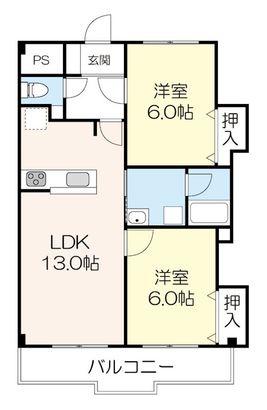 ラフィーヌ・ファインビュー 間取り図