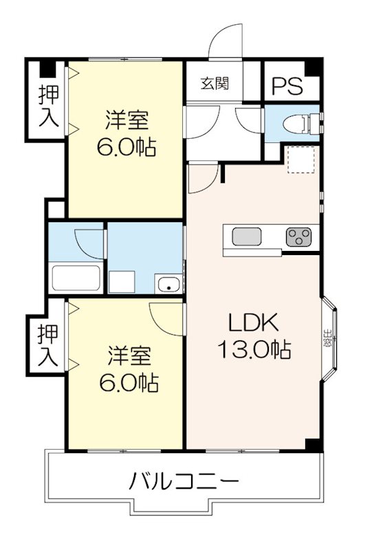 ラフィーヌ・ファインビュー 間取り図