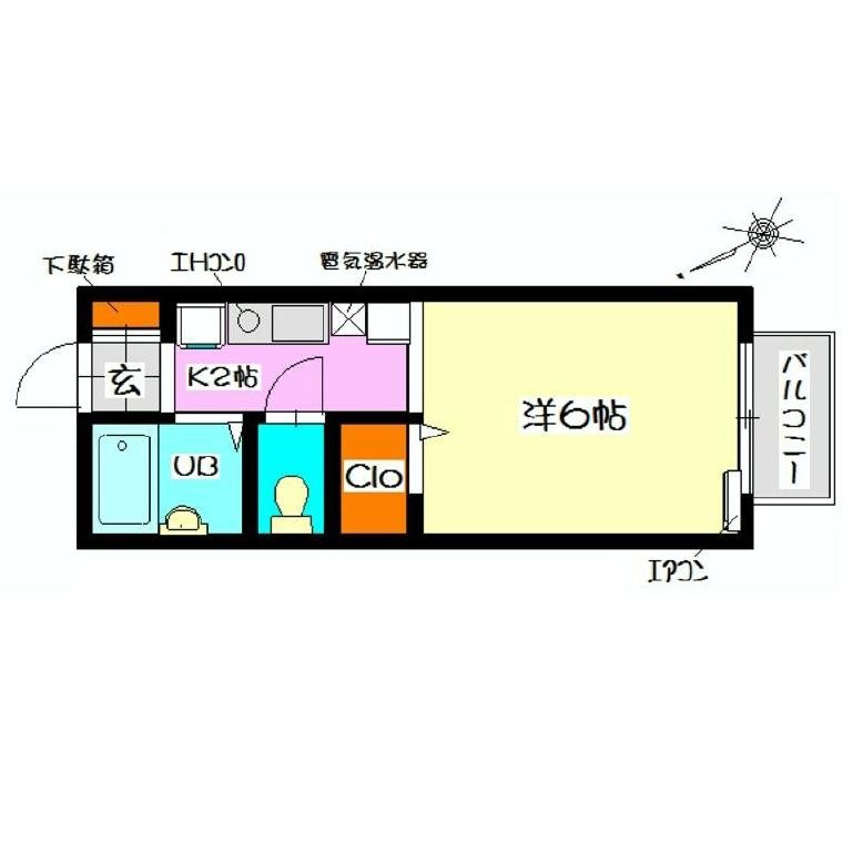 ドエル・ミナミ 間取り図
