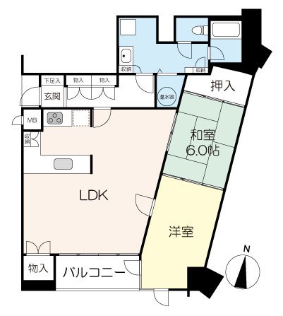 宝生ハイツ 間取り図