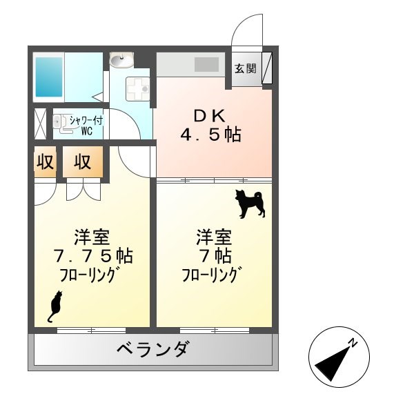 パークウエスト上田 間取り