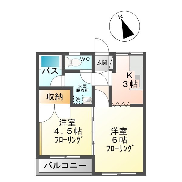 村越第二マンション 間取り