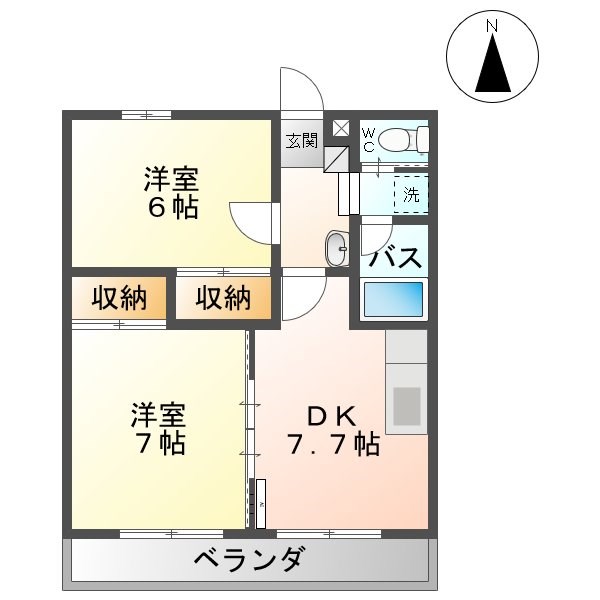 フォレストパレス 間取り