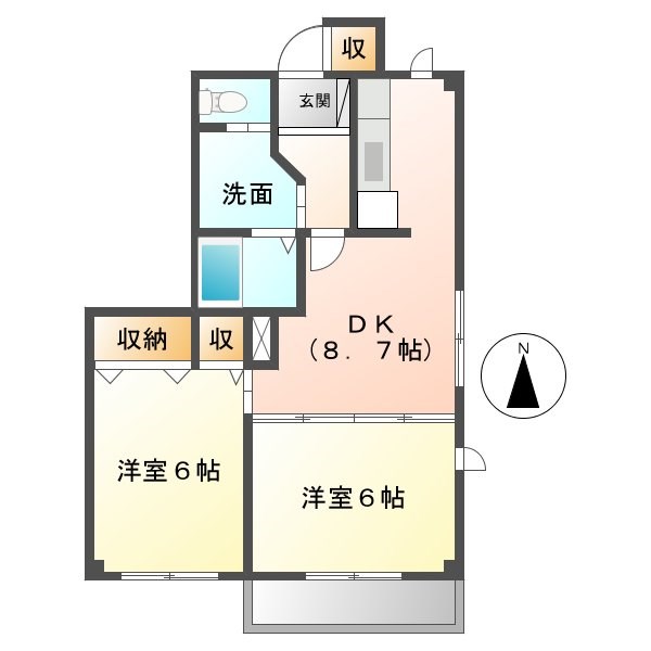 エスポワール　B 間取り