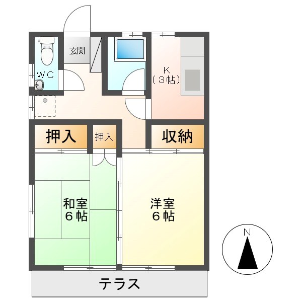 コーポ北島 間取り