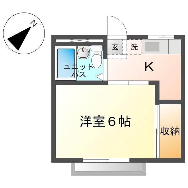 サンライズハイツ常田 間取り