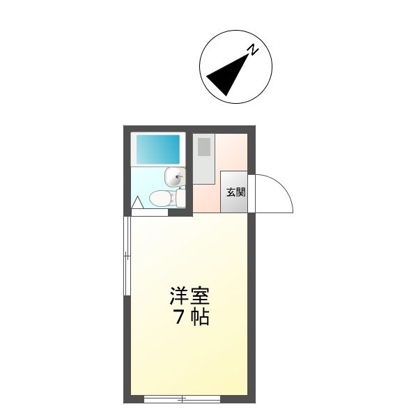 コーポ鷹匠 間取り