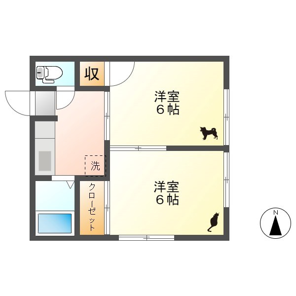 シャトレー小諸Ａ 間取り