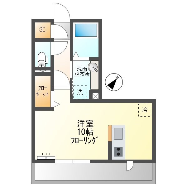 アレーズ　ジュアン 間取り