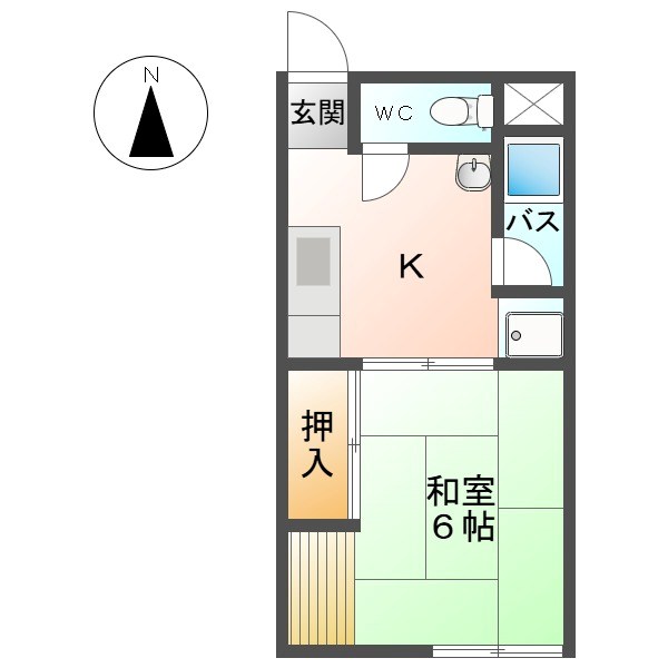 コーポ朝日 間取り