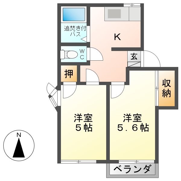 シャトレーゼ神畑 間取り
